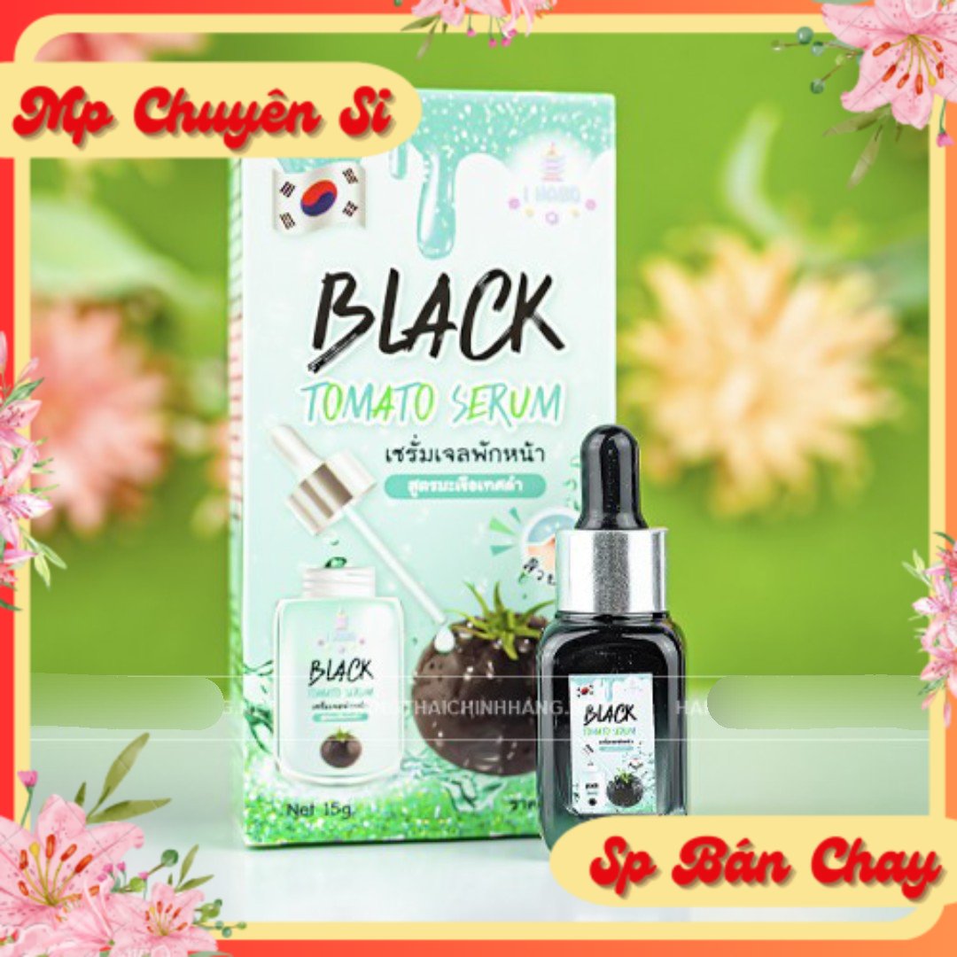 Serum cà chua đen black tomato thái lan 15g khử mụn , mờ thâm nám , se khít chân lông