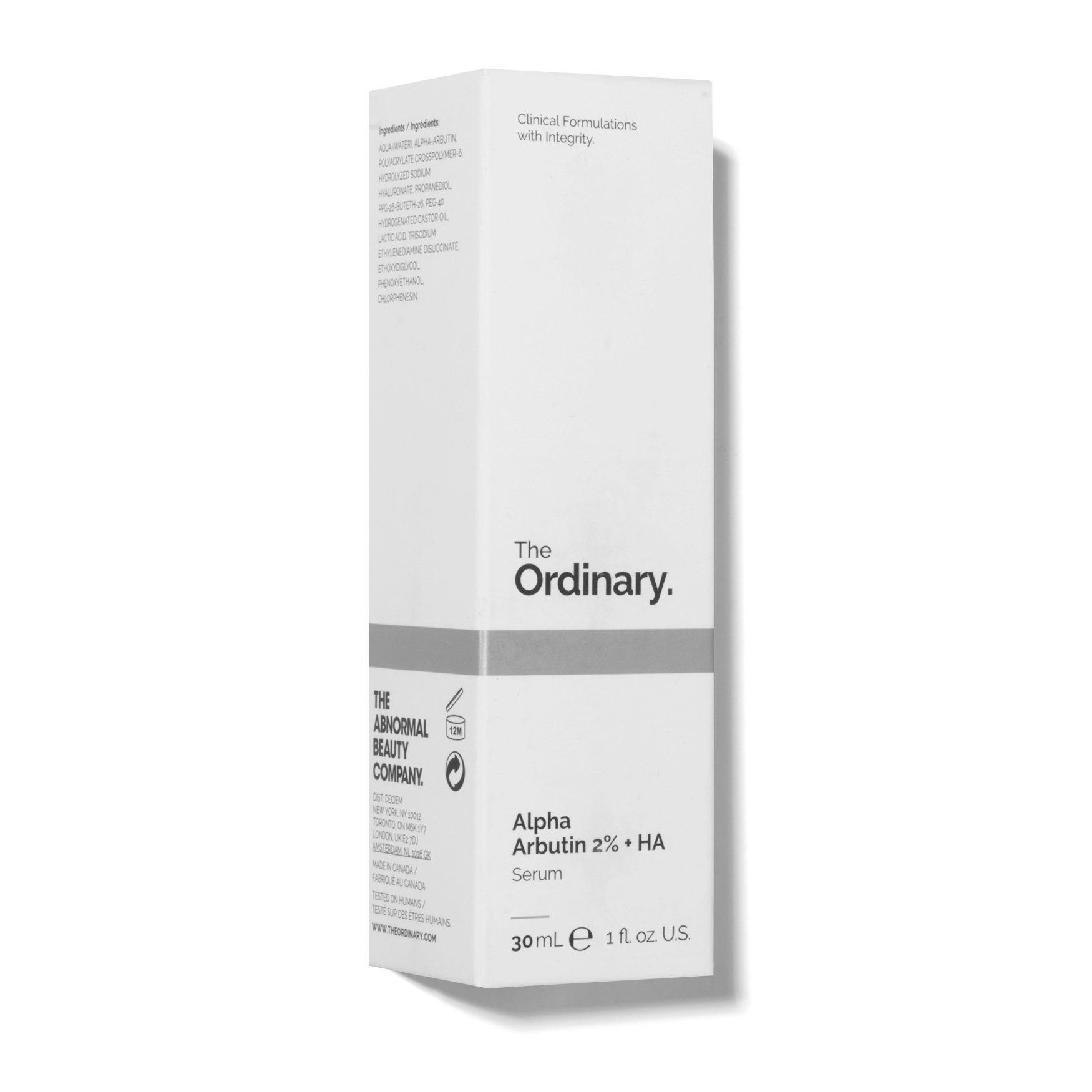 THE ORDINARY Serum Alpha Arbutin 2% + HA Tinh chất dưỡng trắng mờ thâm nám chống lão hóa 30mL