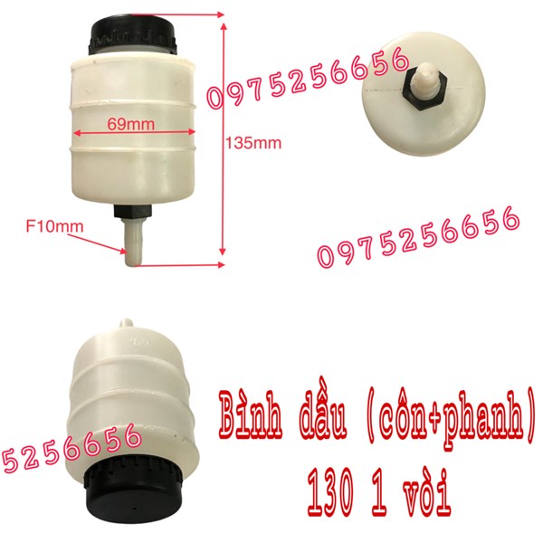 Bình Dầu (côn + Phanh) 130 1 vòi (Cái) phụ tùng hùng lỳ