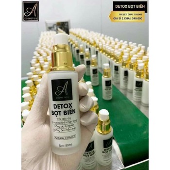 Detox bọt biển Acosmetic, giảm thâm, nám thải độc da mặt