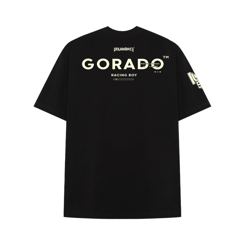 Áo Thun [ Urban Monkey ] Gorado Racing Boy - Đen