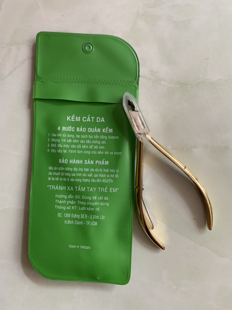 [HCM]Kiềm vàng cắt da chuyên nghiệp