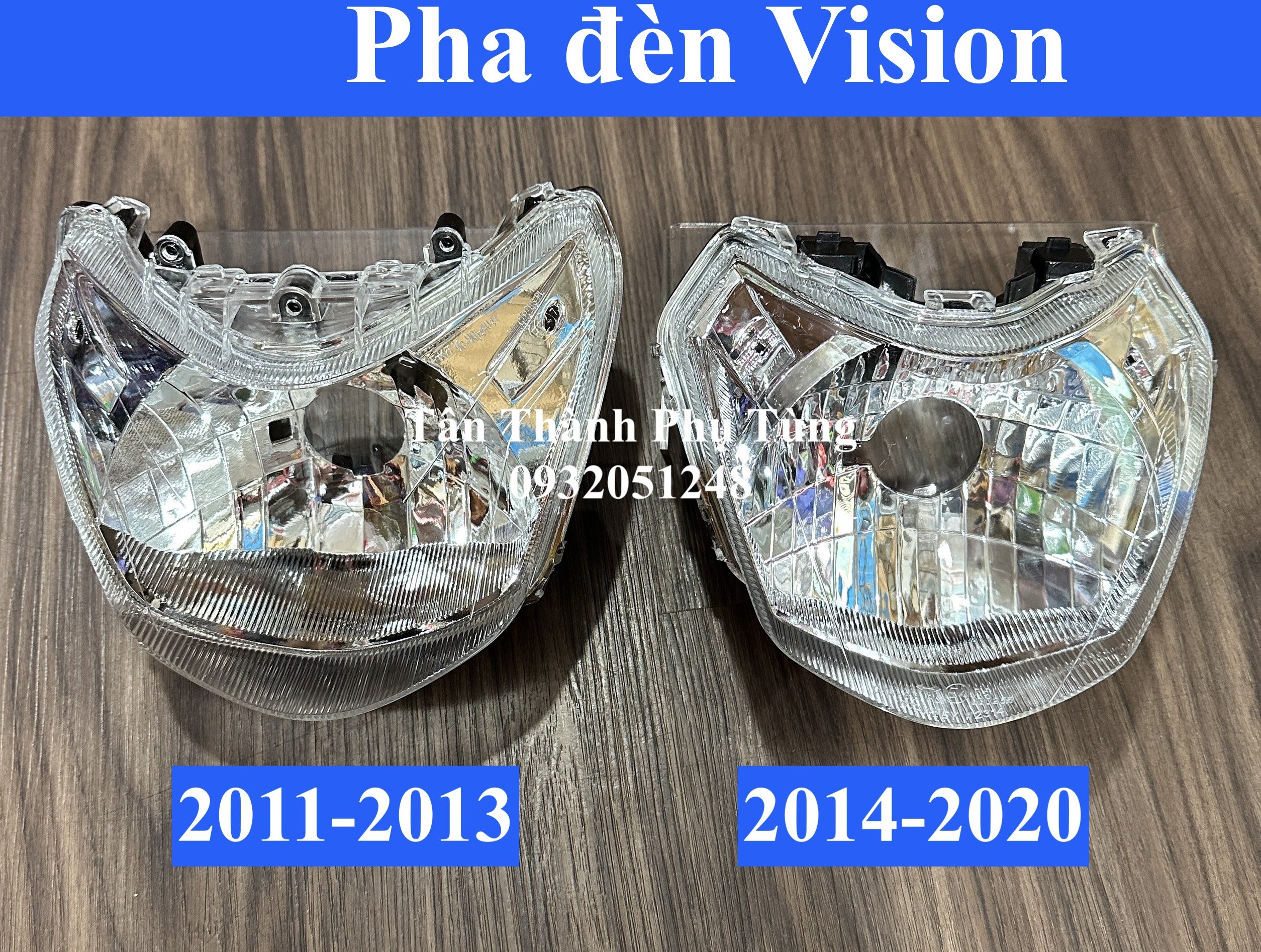 Pha đèn Vision 2011-2013,2014-2020 (Full bộ)