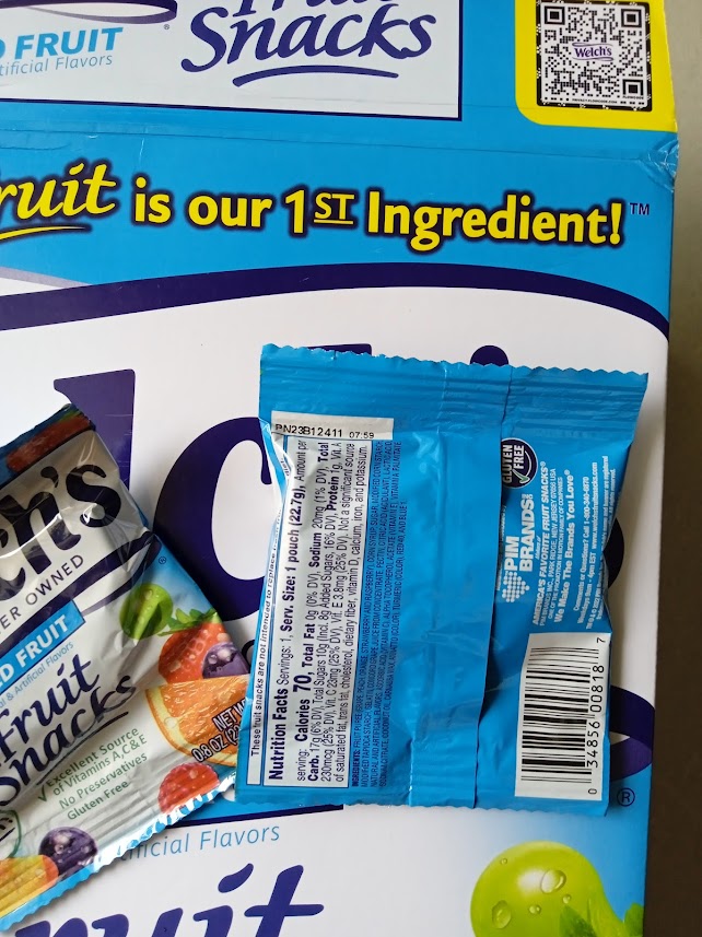 (HSD 10.2024) Kẹo Dẻo Trái Cây Mỹ Welch's Fruit Snacks