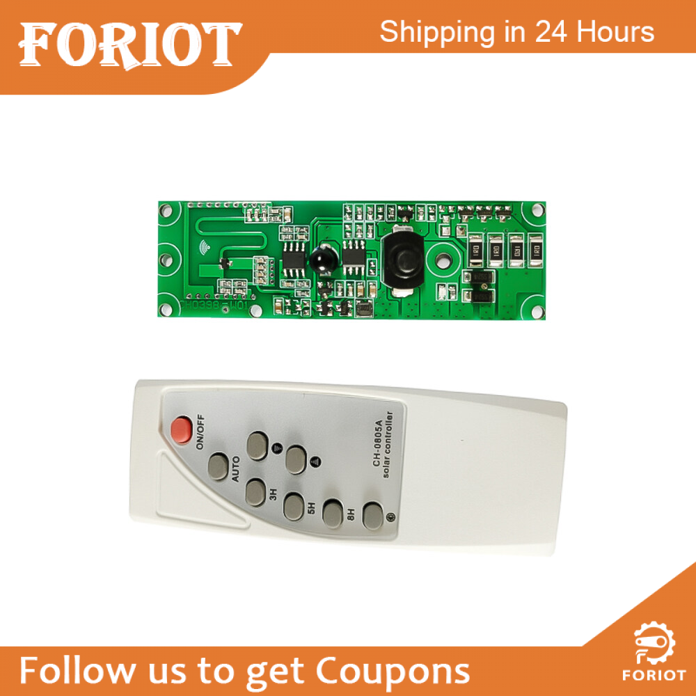 Foriot Original Foriot 3.2V3.7V light control + radar human body induction solar light circuit board solar LED driver board with remote control