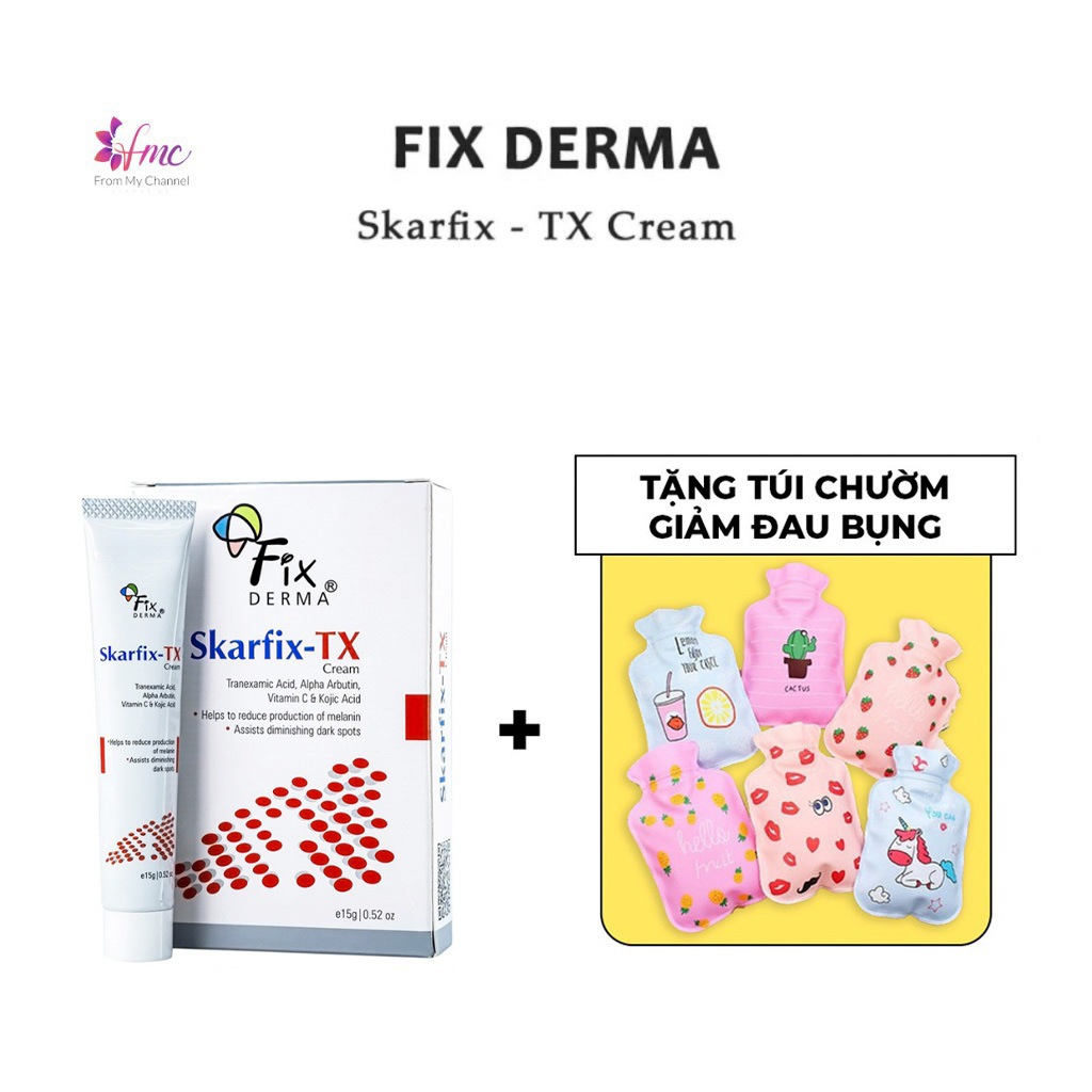 [MUA 1 TẶNG 1] Fixderma Skarfix-Tx Cream + Tặng 1 túi chườm giảm đau bụng