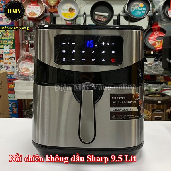 Nồi Chiên Không Dầu Sharp  KS-96  9.5 lít điện tử