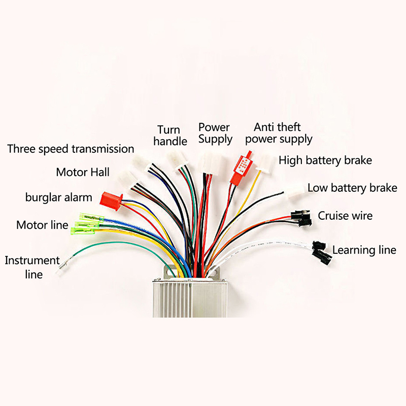 Cefu Bộ điều khiển động cơ không chổi than 36V/48V 350W Bộ điều chỉnh động cơ DC Bộ điều khiển tốc độ