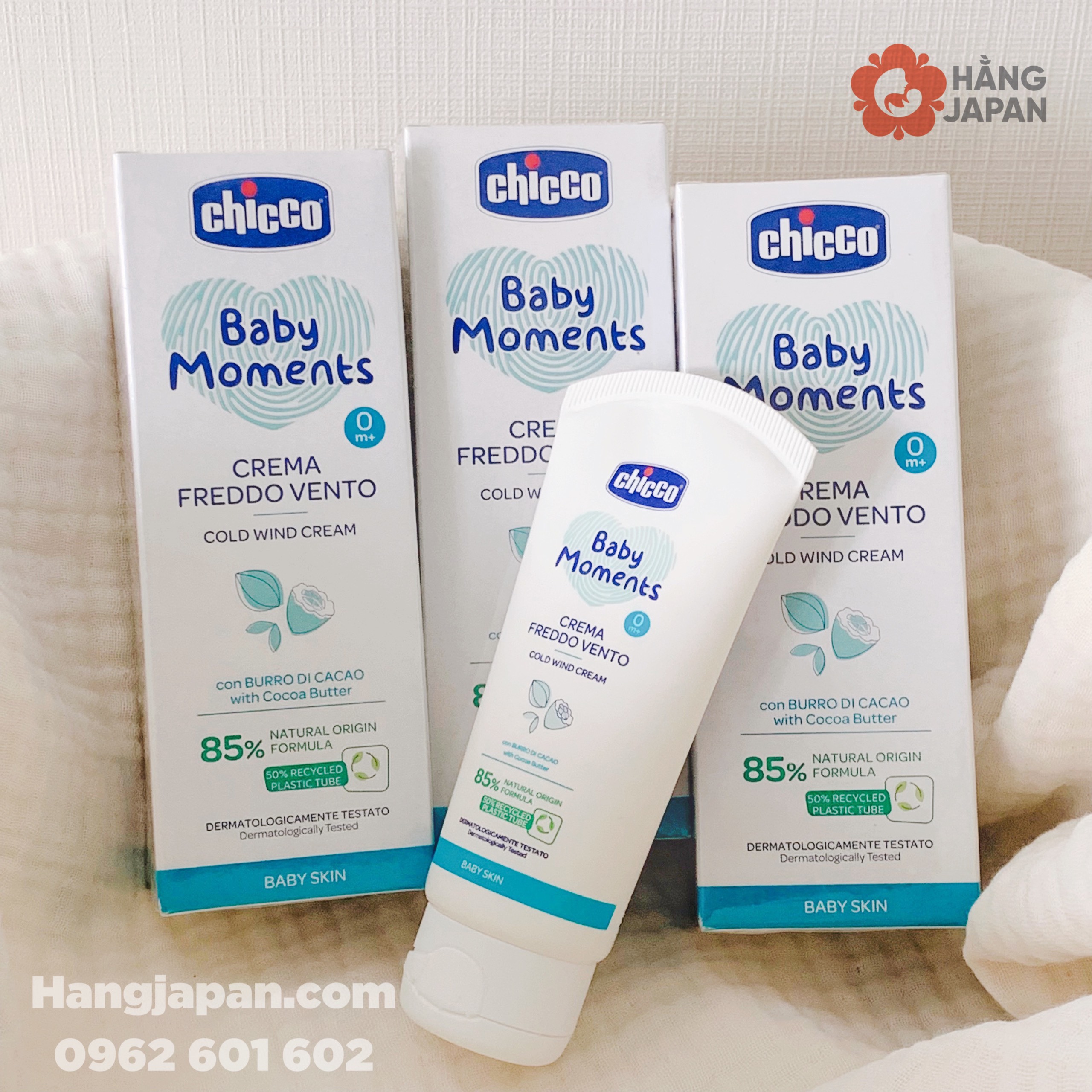 Kem trị hăm 3 tác động Chicco 100ml mẫu mới - Hàng Ý
