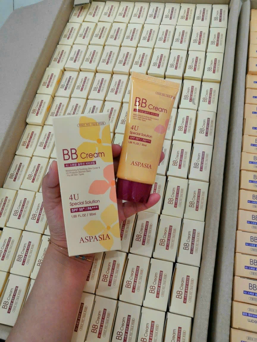 Kem Nền Aspasia BB Cream 4U Special Solution Hàn Quốc 50ml Mẫu Mới