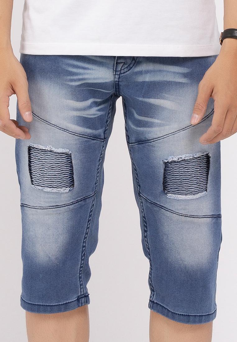 Quần Short Jeans Nam A91 JEANS 157 (Xanh)