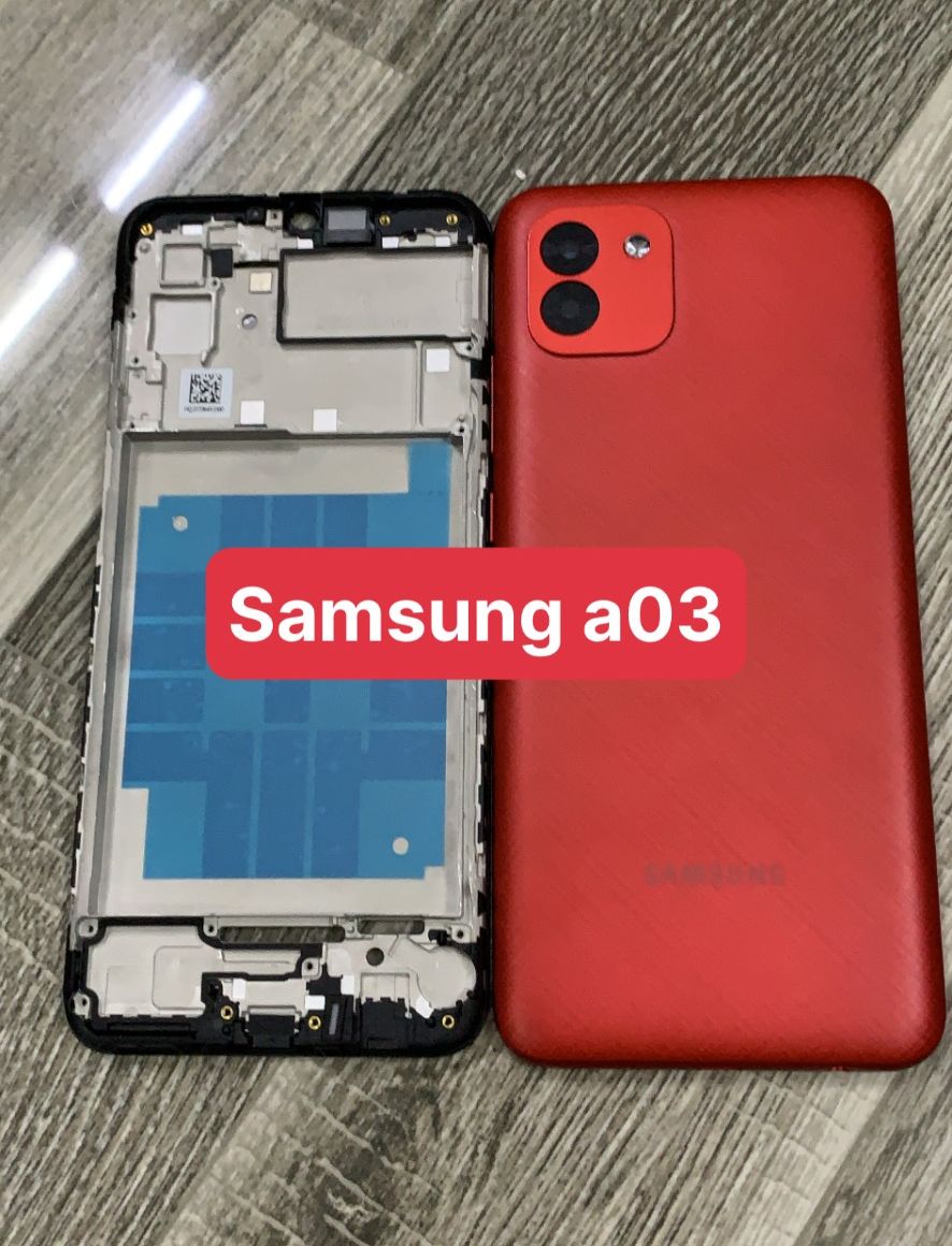 bộ vỏ samsung A03 -ZIN