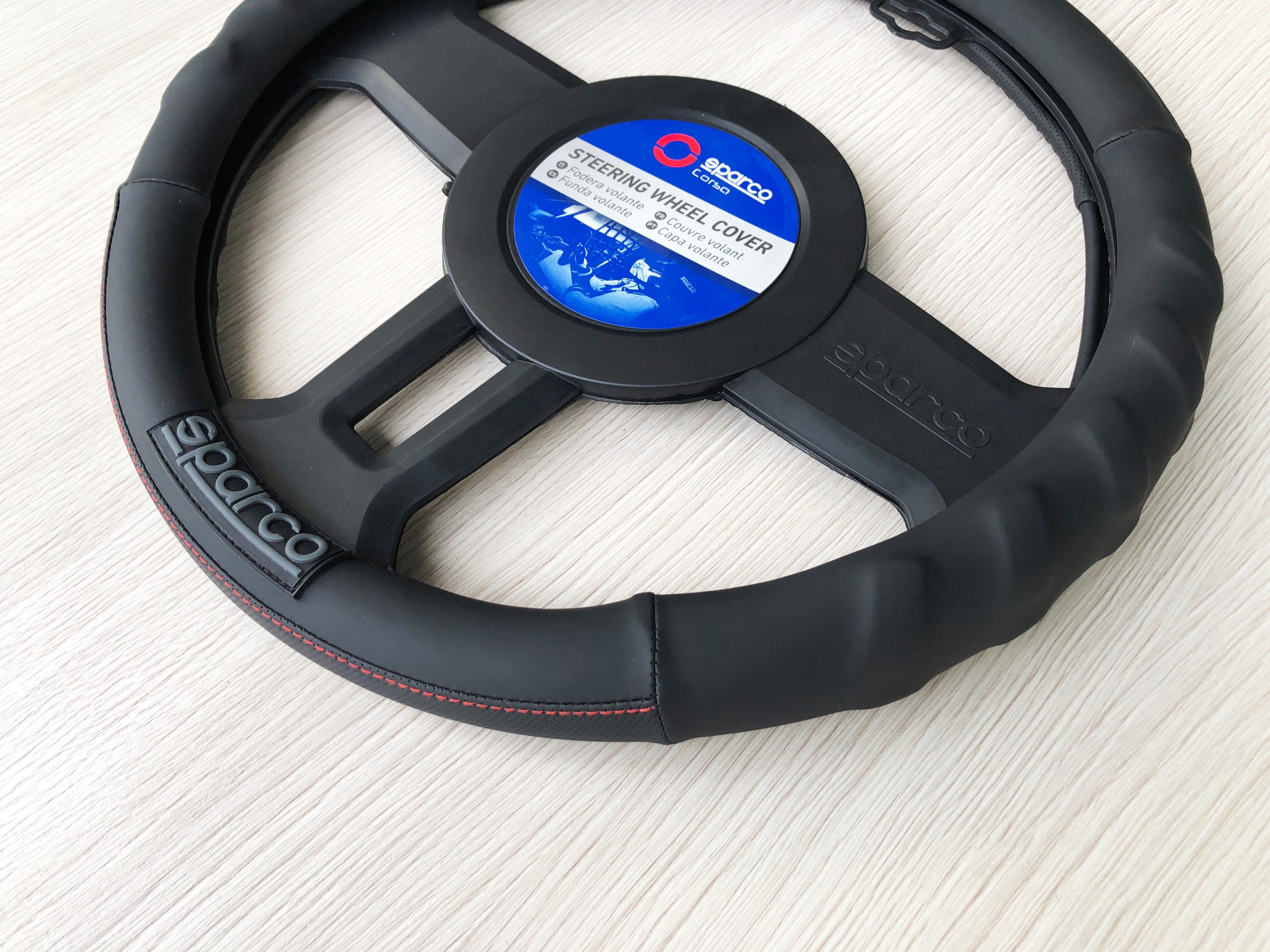[HCM]Bọc vô lăng Sparco Corsa (SPC1117BK)