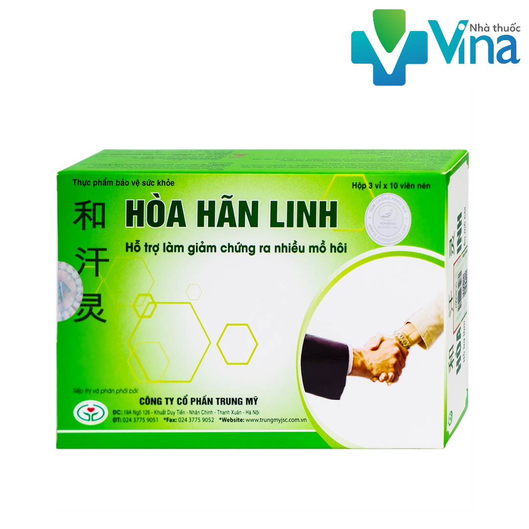 Hòa hãn linh - giảm mồ hôi tay chân