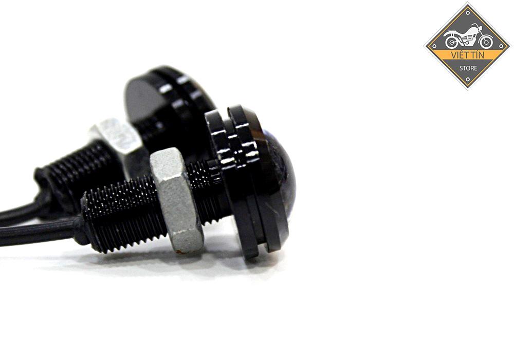 Cặp led xinhan nút áo gắn xe máy SH 44 (Sáng xanh dương) - Kmart