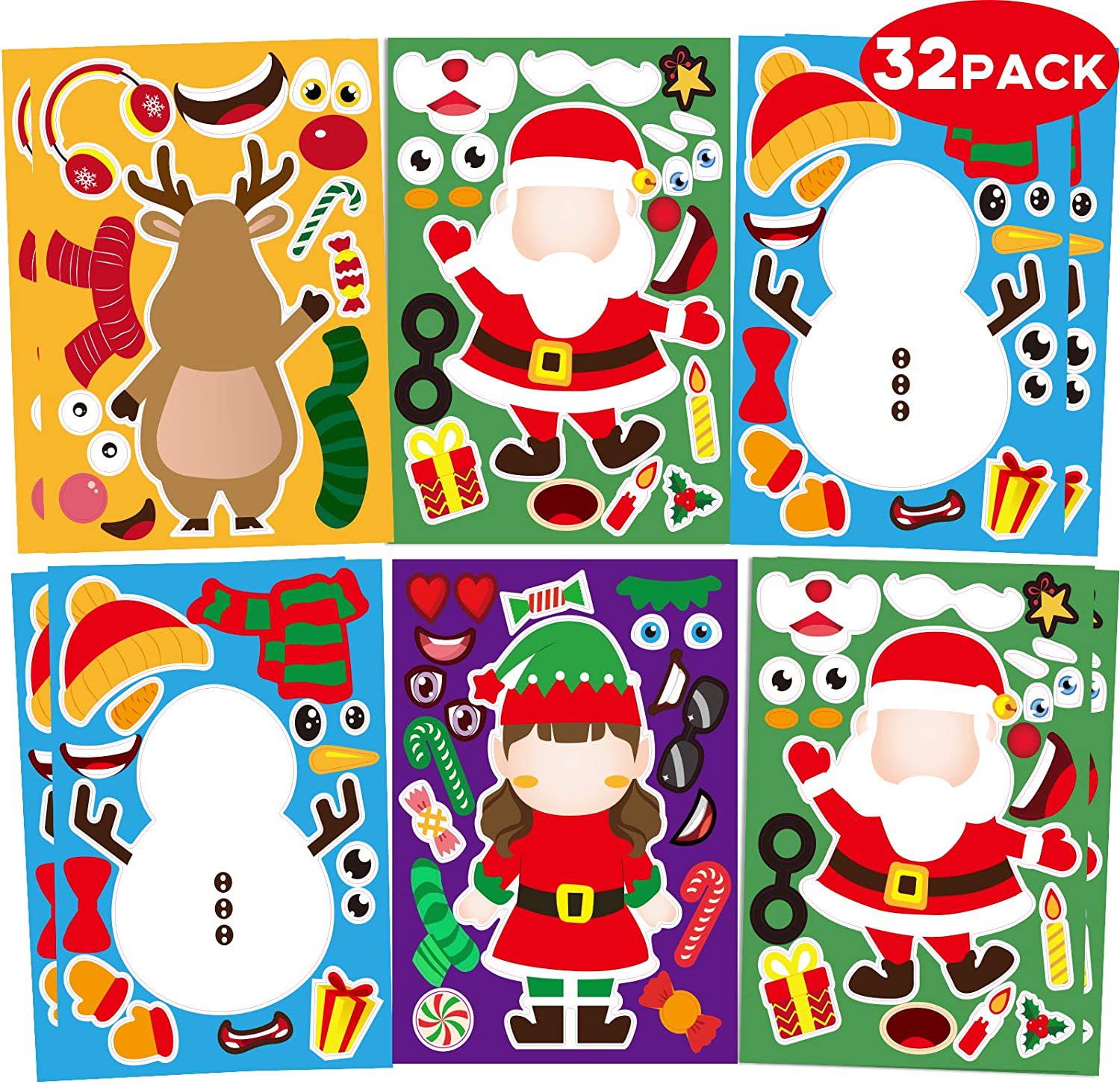 Tem dán sticker noel cho bé
