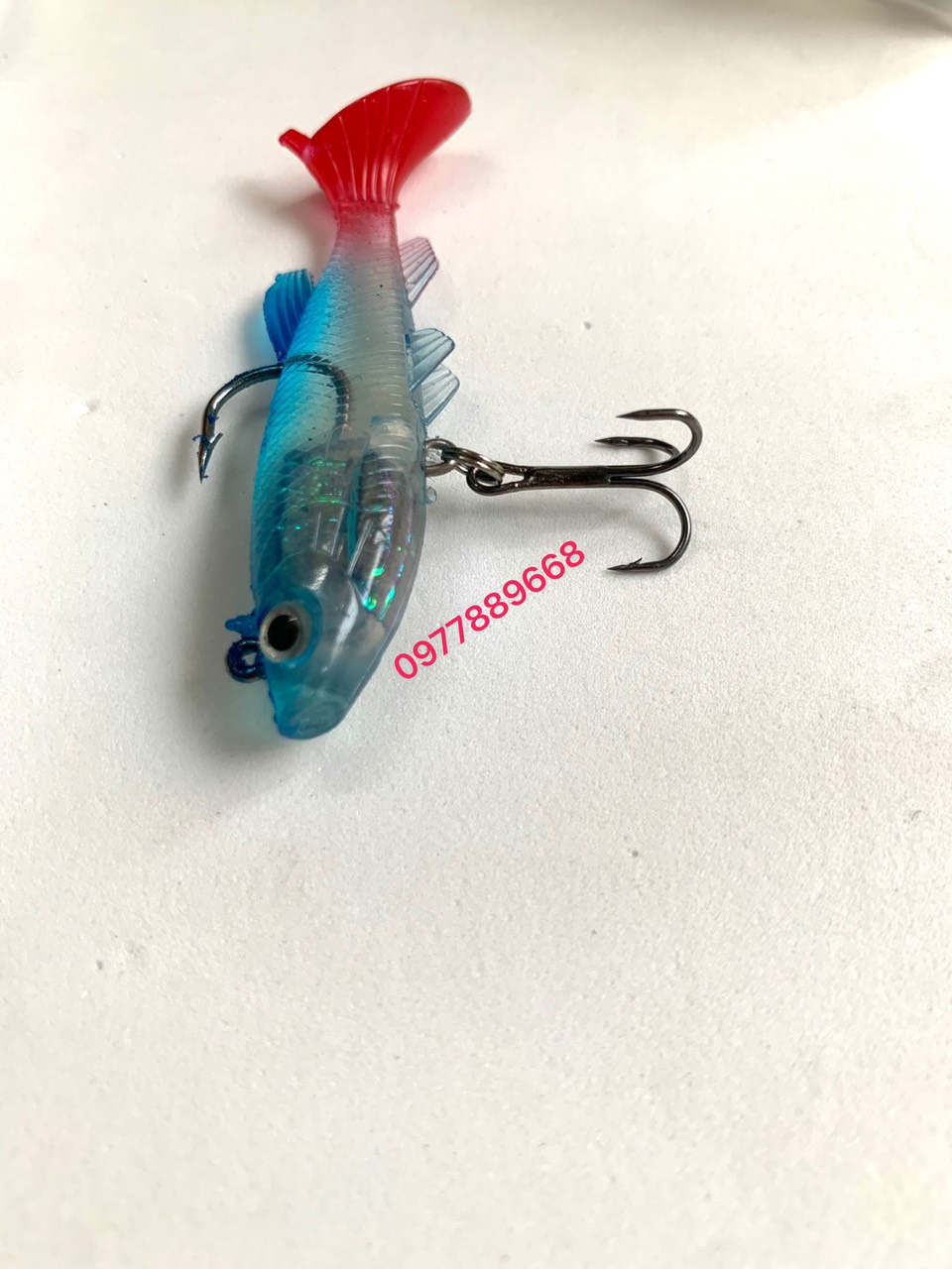 cá giả câu lure , mồi giả câu lure ( combo hộp 5 con )