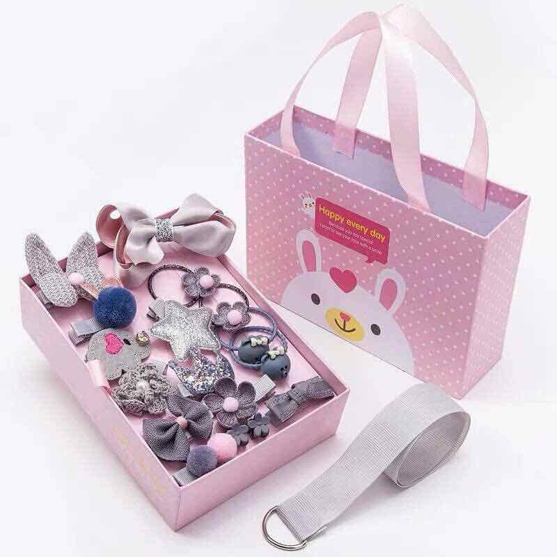 SET KẸP TÓC 18 CHI TIẾT CHO BÉ