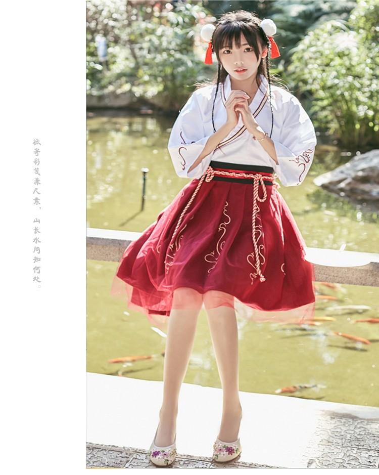 Modernized Hanfu Cosplay Costumes