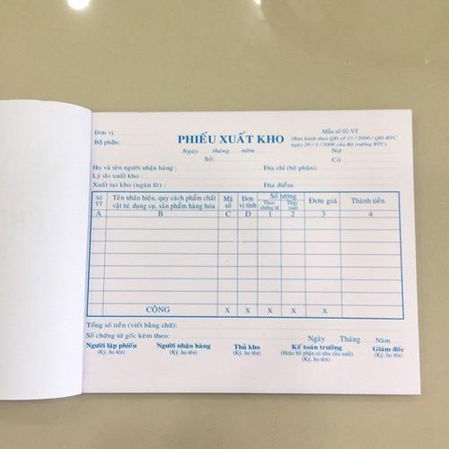 Combo 10 cuốn Phiếu xuất kho 2 liên - 16 x 20cm