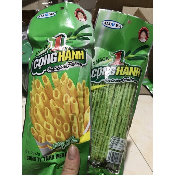 Bịch 30 gói snack cọng hành