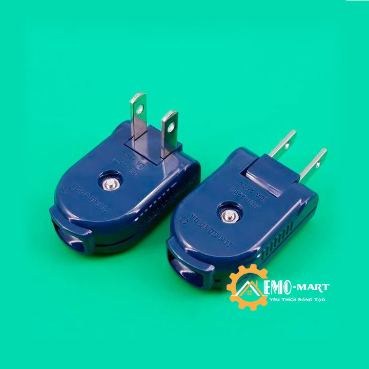 Phích cắm chân dẹt xoay 90°
