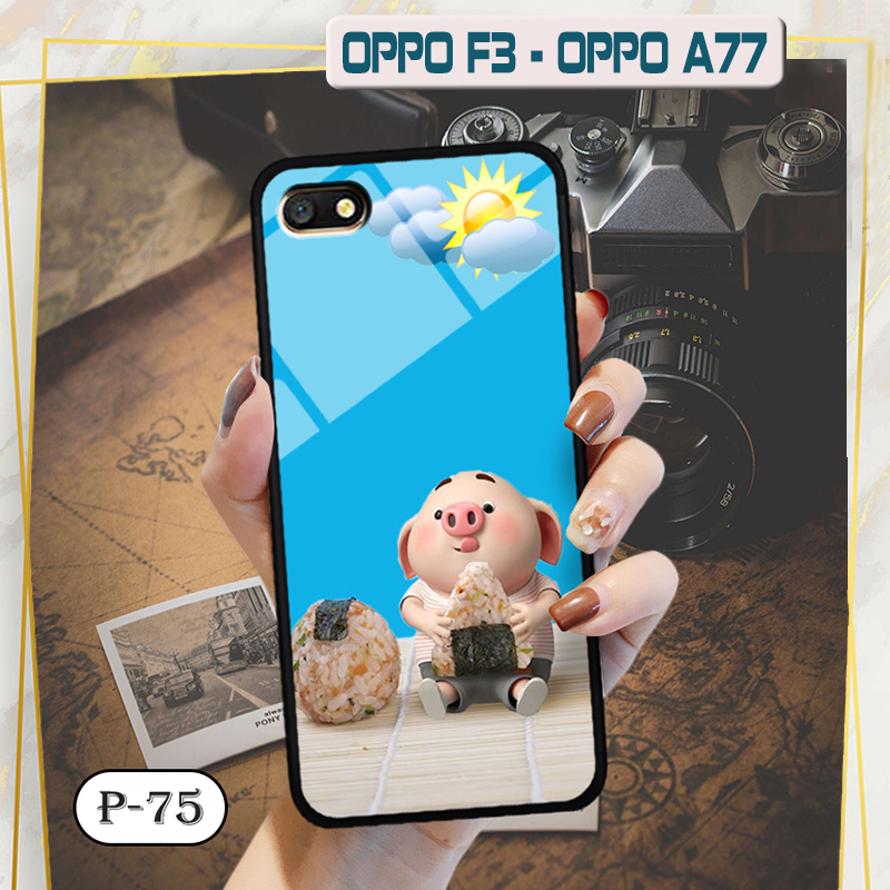 Ốp lưng OPPO A77 in 3D hình cute mới