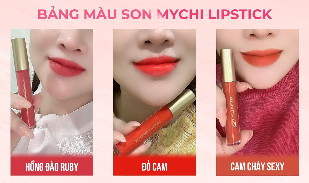 Son Mychi - son môi Mychi - Son kem lỳ Mychi