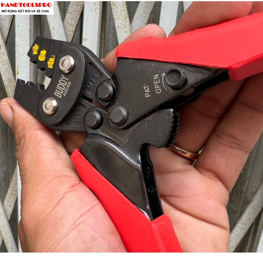 Kìm bấm Đầu cos 3.5mm2 A0048 BUDDY