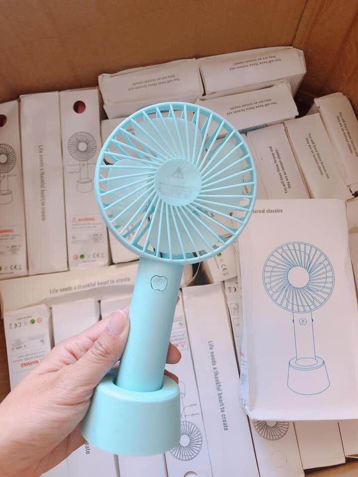 Quạt mini tích điện cầm tay 3 tốc độ