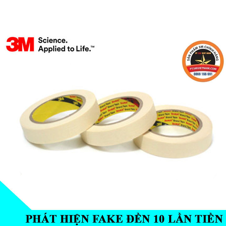 Băng keo giấy 1 mặt che sơn 3M 2288 masking tape