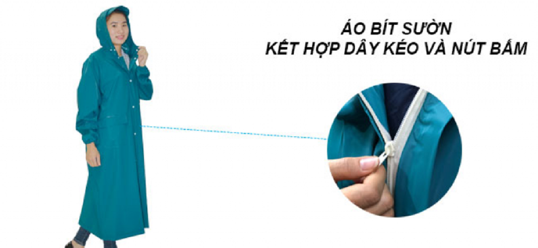Áo Mưa Rando Bisur Zipper
