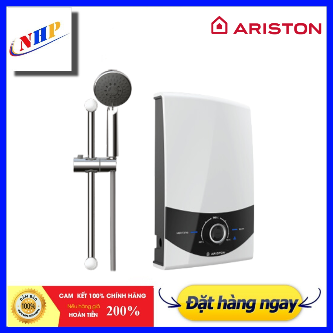 Bình nóng lạnh trực tiếp Ariston Aures Easy 4.5P, Bảo Hành 2 Năm