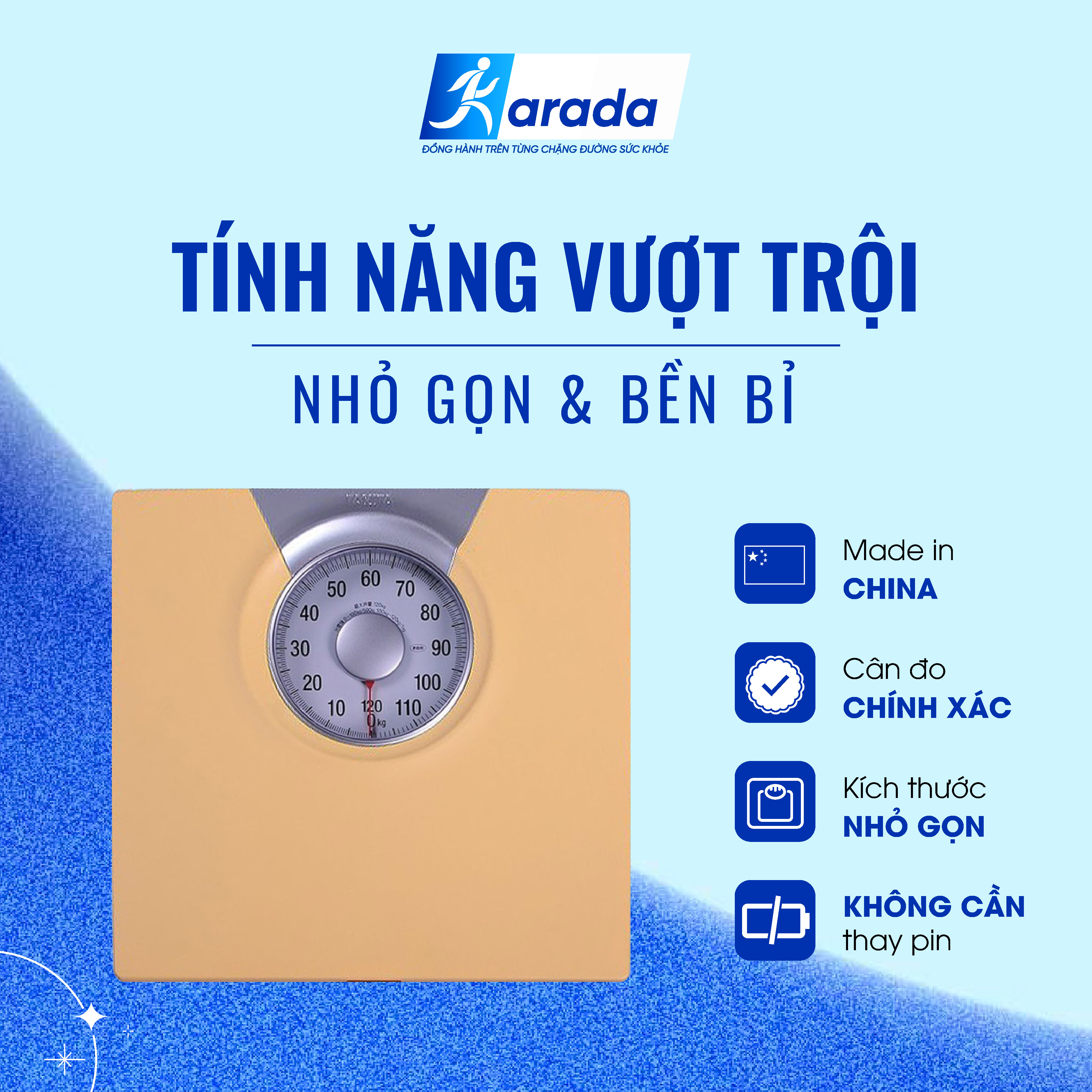 Cân Sức Khỏe Cơ Học KARADA 3 Màu Lựa Chọn TANITA HA-680