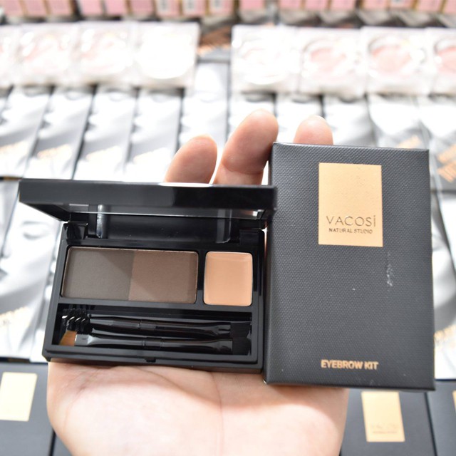 [HCM]Bột vẽ chân mày Vacosi Eyebrow Kit