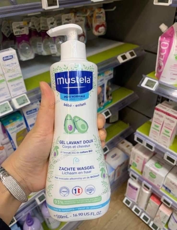[2027] Sữa tắm gội Mustela dịu nhẹ lành tính cho trẻ sơ sinh