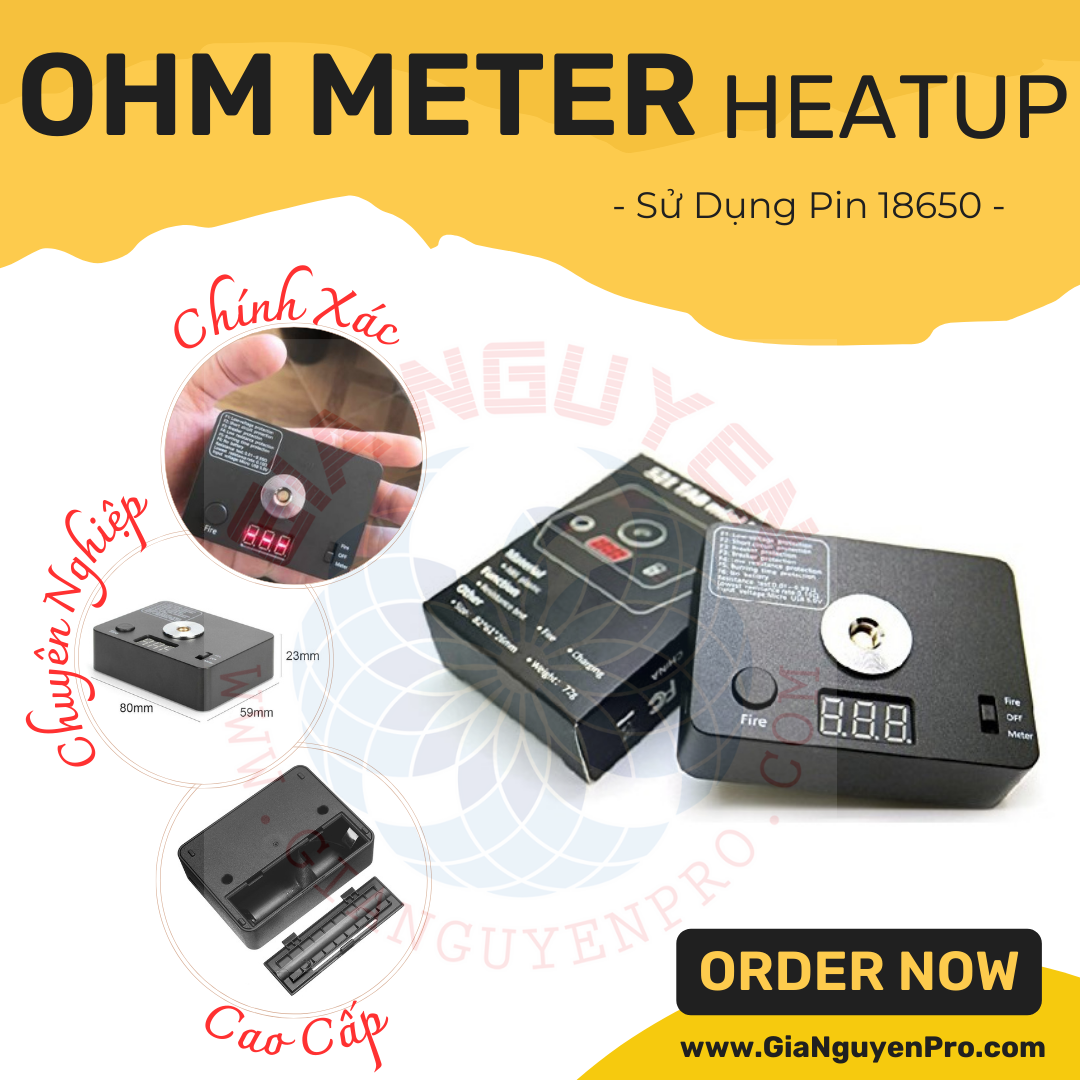 Máy Đo Ohm Coil Điện Tử 521 TAB Mini V3 GNP0159 + Quà Tặng