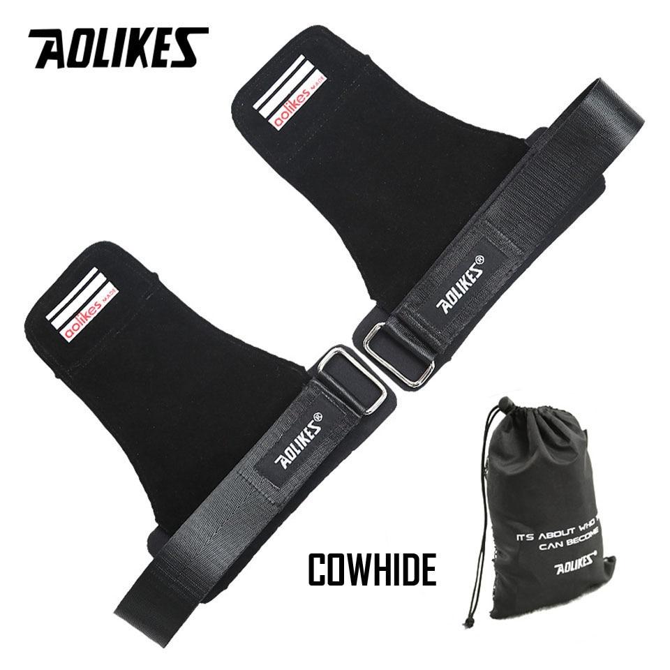 Găng tay tập gym hở mu bàn tay bảo vệ lòng bàn tay Sport wrist band AOLIKES A-7639