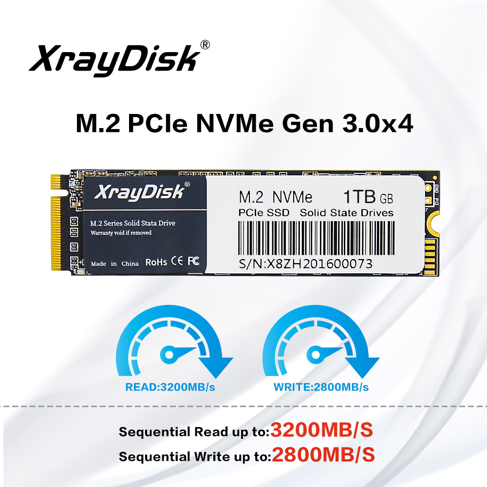 Xraydisk M2 NVMe Ổ Cứng SSD High Speed 1TB 2TB M.2 PCIe NVME Ssd Solid