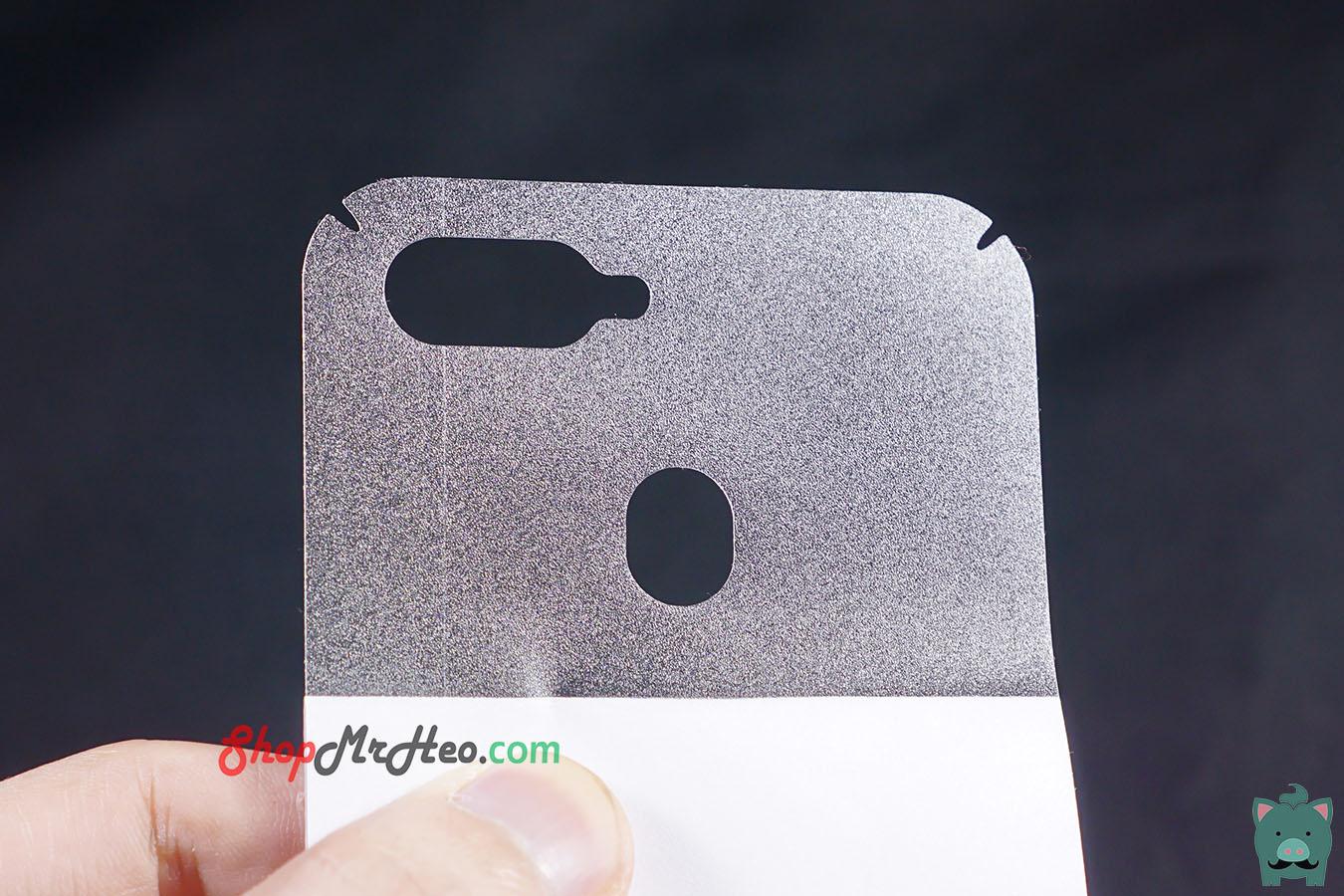 [HCM]Bộ 3 Skin Dán Mặt Sau Lưng Vân 3D Carbon OPPO A5s