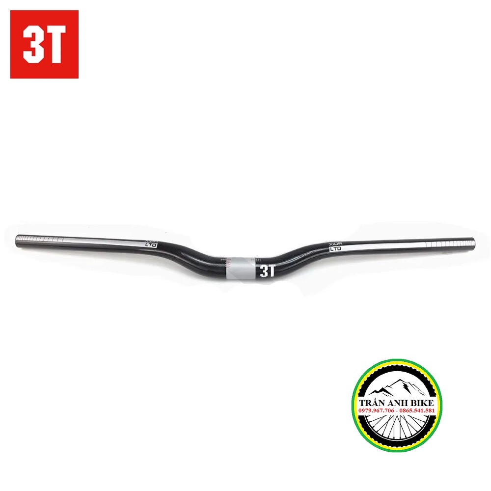 Ghi đông carbon xe đạp 3t 31.8x660mm