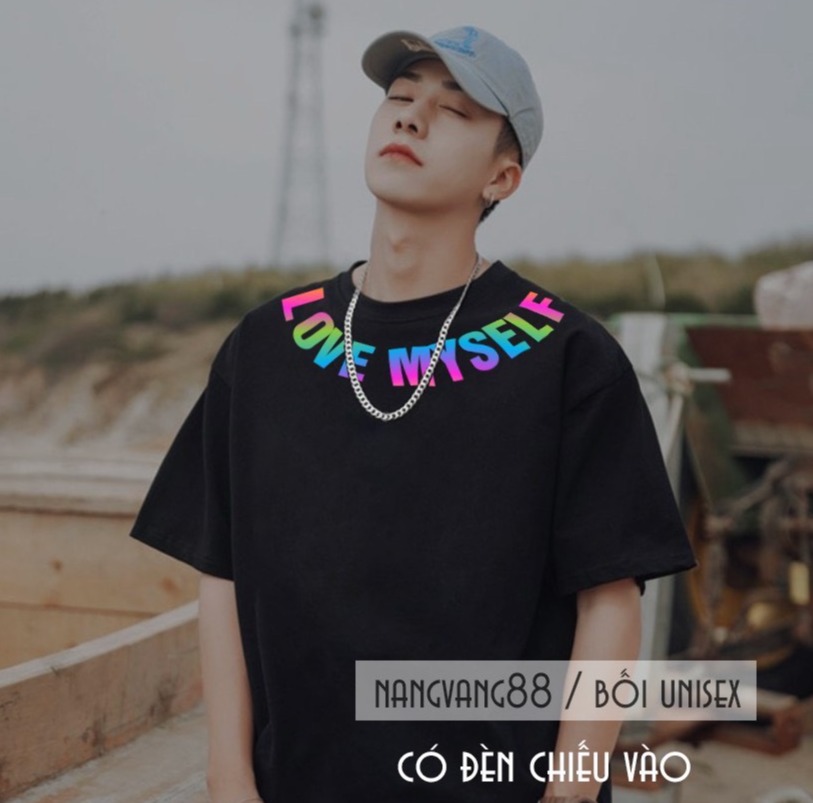 [Lọ lem Luxuxy Hot Trend 2020 [Hình Thật] Áo Thun Phản Quang LOVE