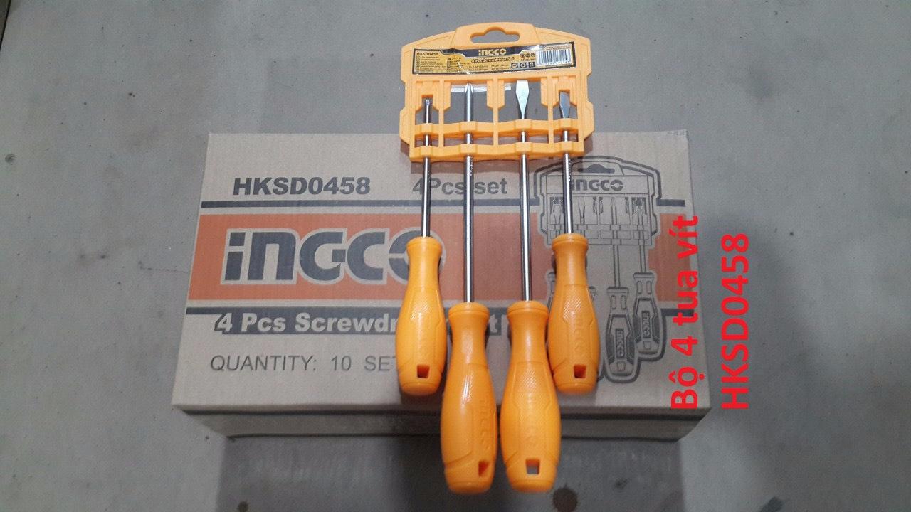 Bộ 4 tua vít Ingco HKSD0458