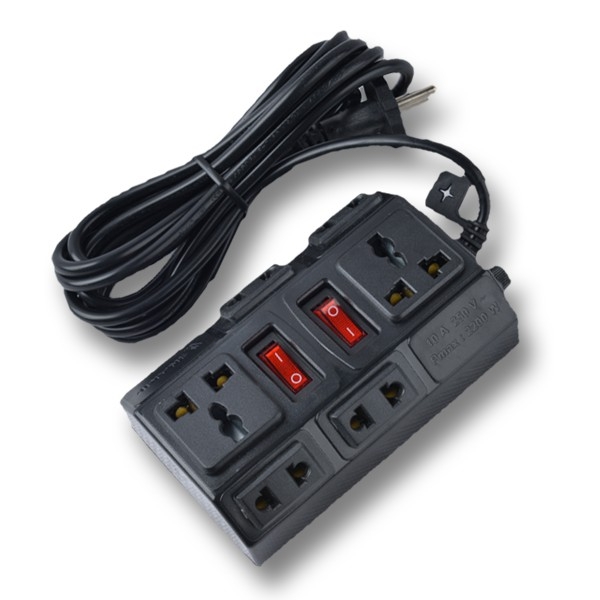 Ổ cắm VINAKIP 9 lỗ, 3 công tắc, 3 ngả, 2500W công suất cao, siêu tiện lợi