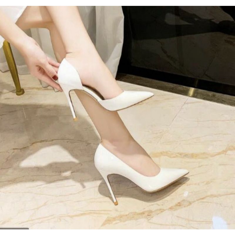 Giày Cao Gót Hở Eo 9P - VNXK Cao Cấp - Full size 34-40