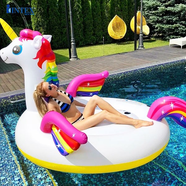 Phao bơi ngựa thần khổng lồ INTEX 57291 - Phao bơi cho bé, Phao bơi trẻ em, người lớn