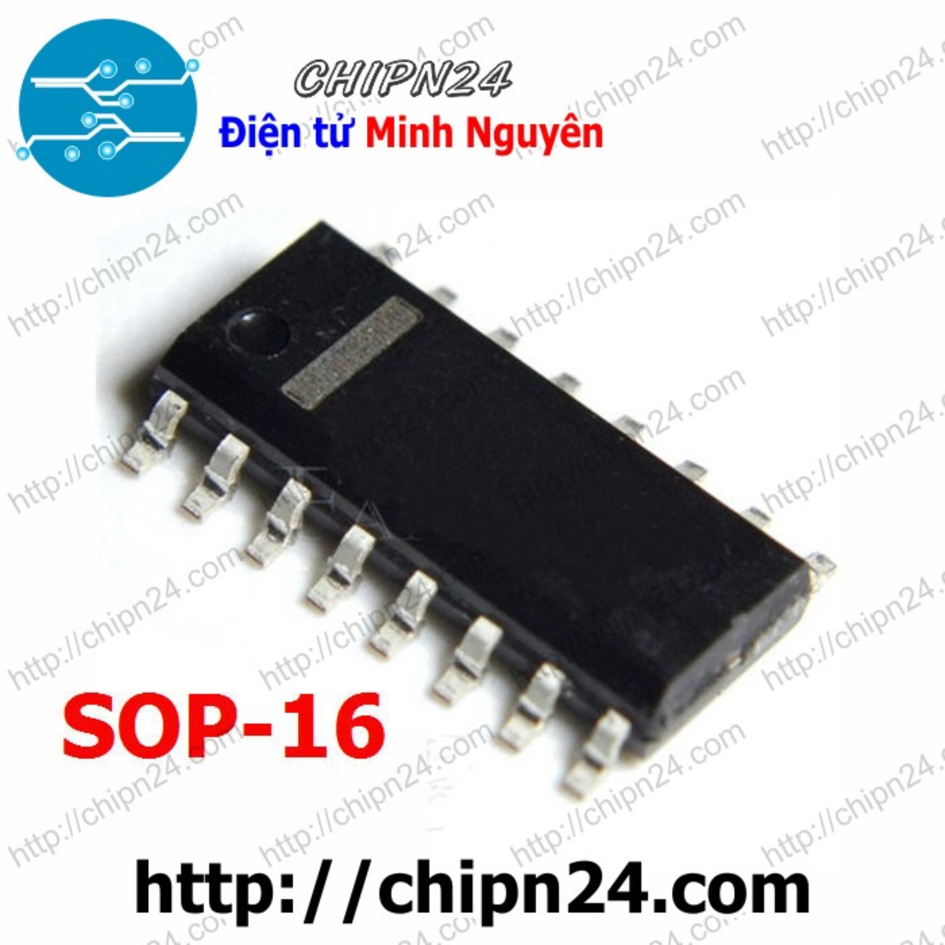 [2 con] (SOP) Opto Dán TLP521-4GB SOP-16 Trắng (SMD) (IC cách ly quang Opto) - HH002973