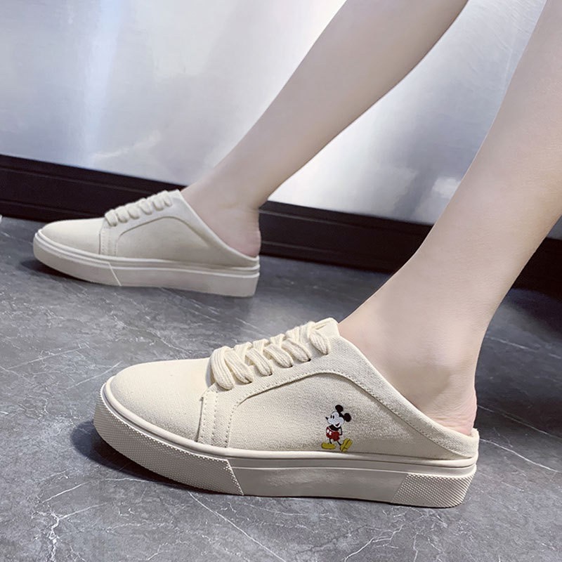 Giày đạp gót micky mouse