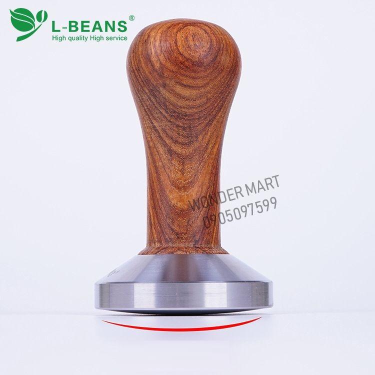 Temper nén cà phê L-BEANS inox thân gỗ cao cấp