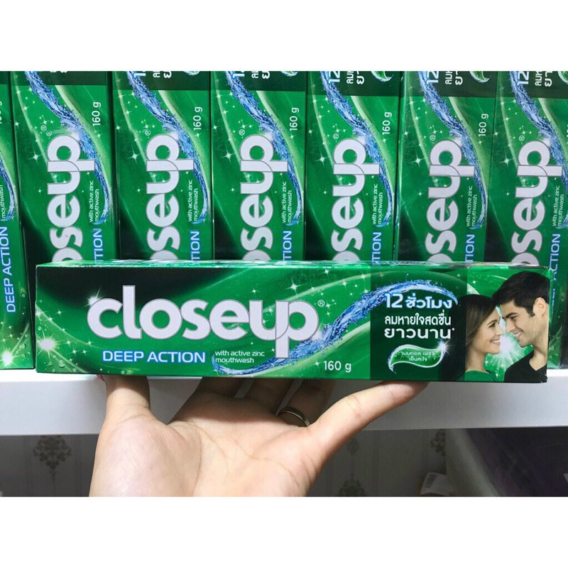 Kem đánh răng Closeup chuẩn hàng Thái 160g